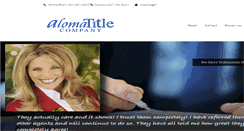 Desktop Screenshot of alomatitle.com